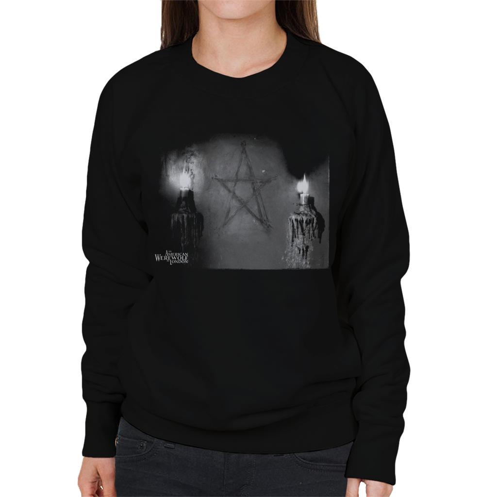 An American Werewolf In London Pentagram Women's Sweatshirt-ALL + EVERY