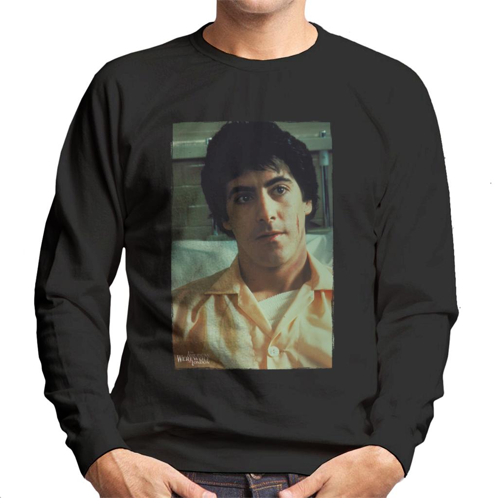 An American Werewolf In London David In Hospital Men's Sweatshirt-ALL + EVERY