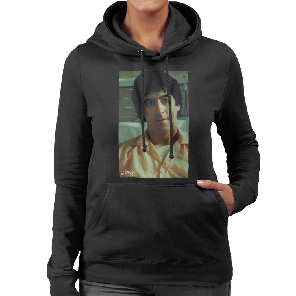 An American Werewolf In London David In Hospital Women's Hooded Sweatshirt-ALL + EVERY