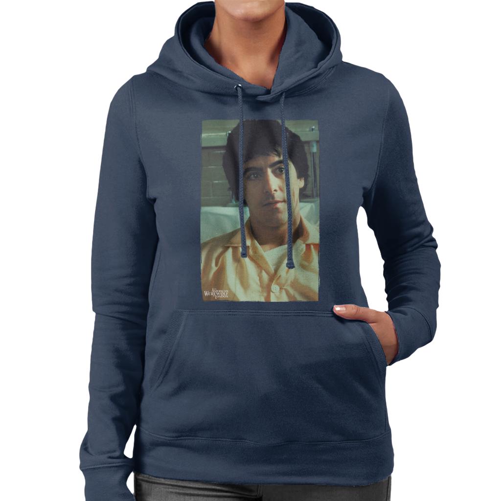 An American Werewolf In London David In Hospital Women's Hooded Sweatshirt-ALL + EVERY