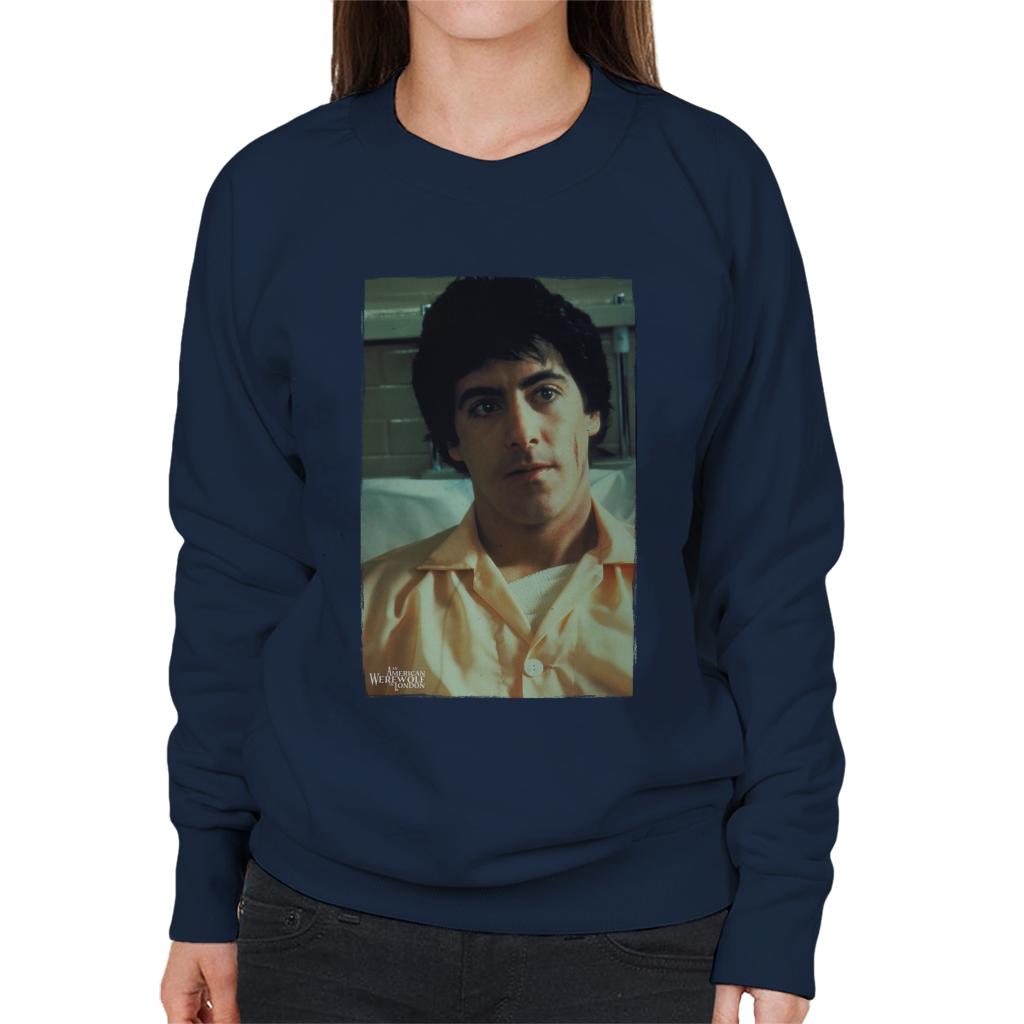 An American Werewolf In London David In Hospital Women's Sweatshirt-ALL + EVERY