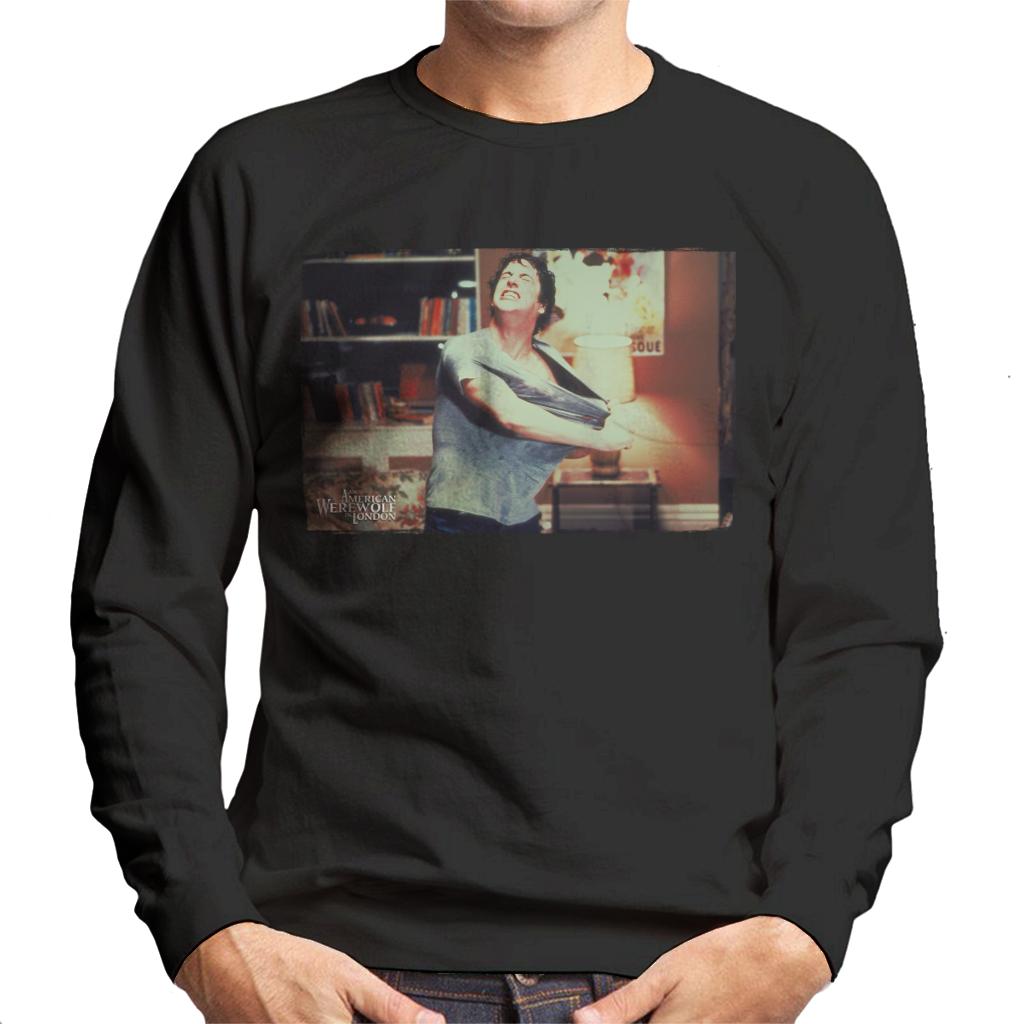 An American Werewolf In London David Transforming Men's Sweatshirt-ALL + EVERY