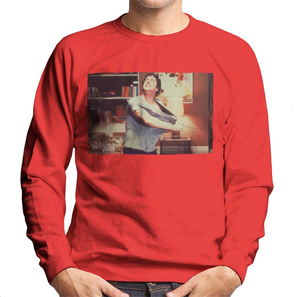 An American Werewolf In London David Transforming Men's Sweatshirt-ALL + EVERY