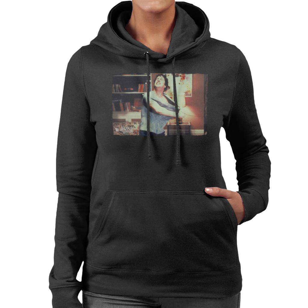 An American Werewolf In London David Transforming Women's Hooded Sweatshirt-ALL + EVERY