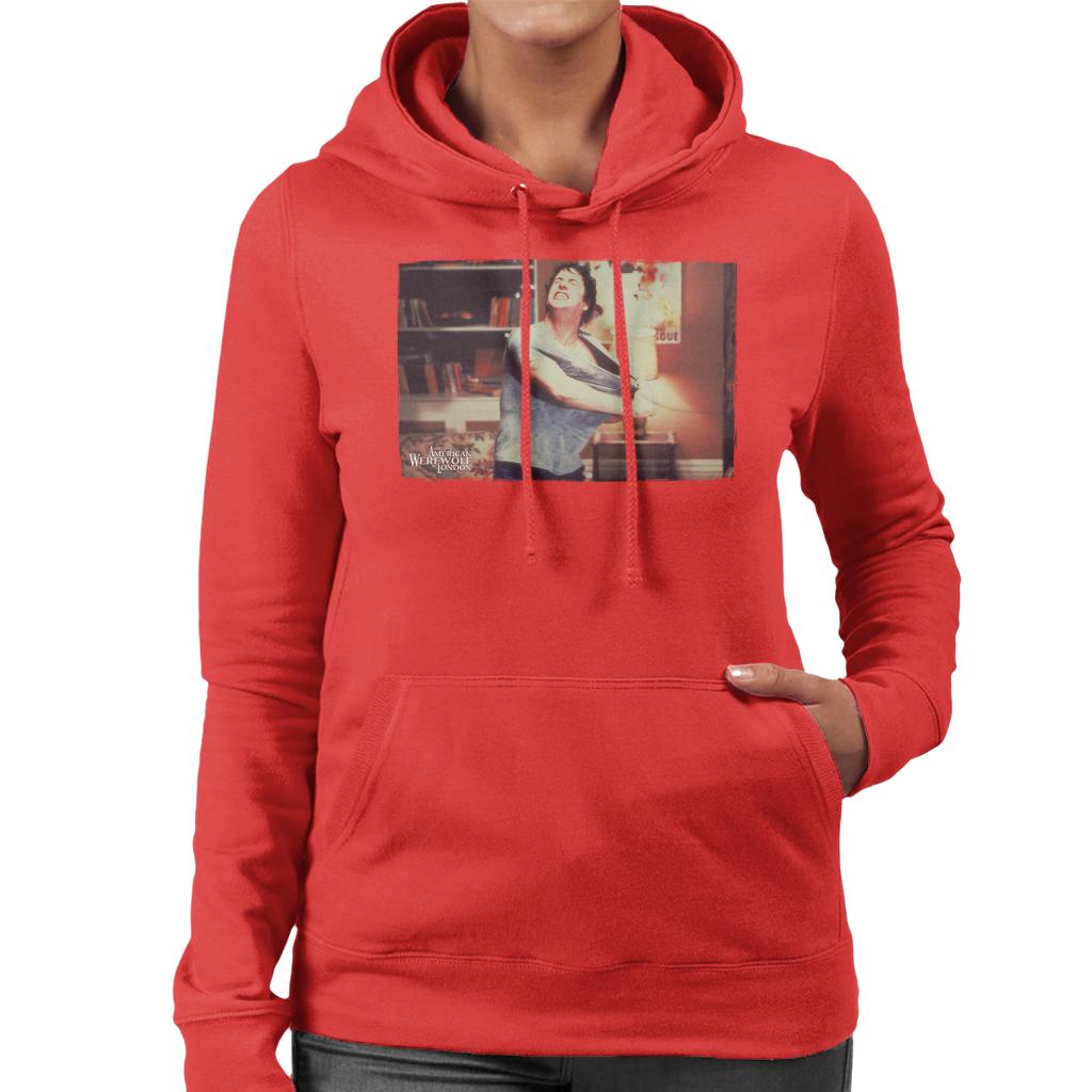 An American Werewolf In London David Transforming Women's Hooded Sweatshirt-ALL + EVERY