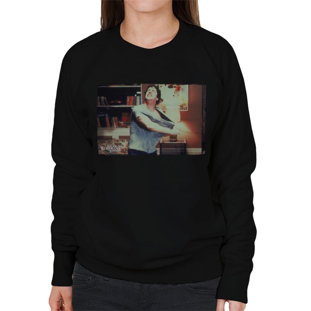 An American Werewolf In London David Transforming Women's Sweatshirt-ALL + EVERY