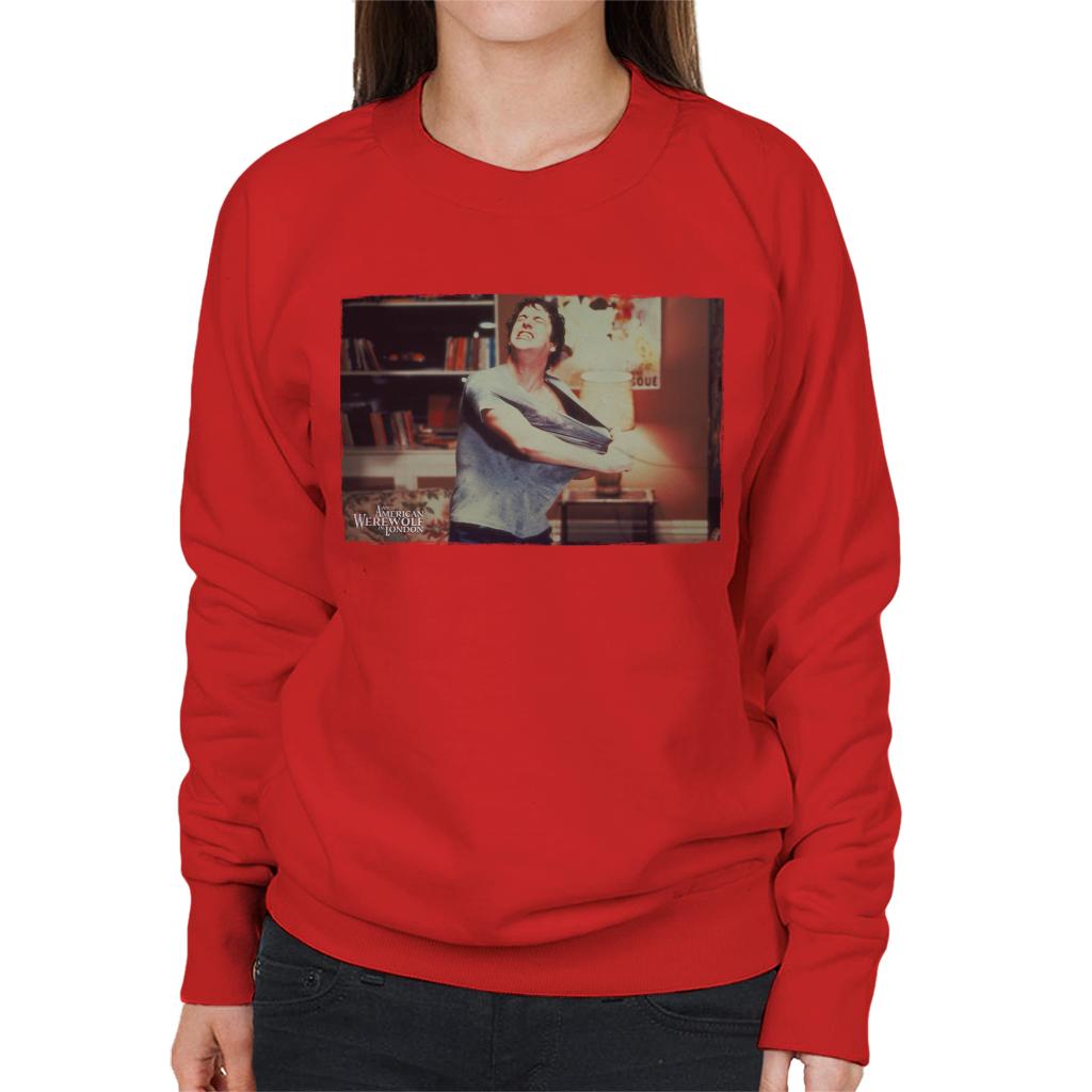 An American Werewolf In London David Transforming Women's Sweatshirt-ALL + EVERY