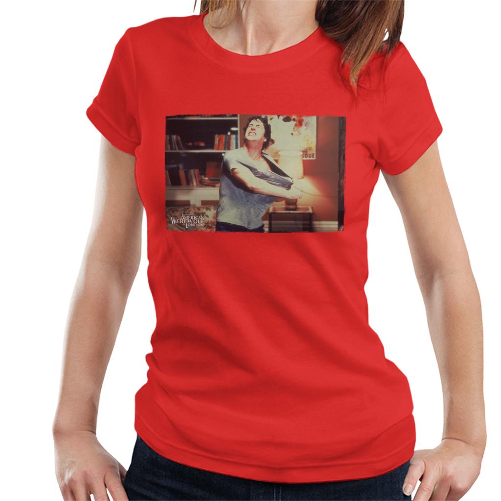 An American Werewolf In London David Transforming Women's T-Shirt-ALL + EVERY