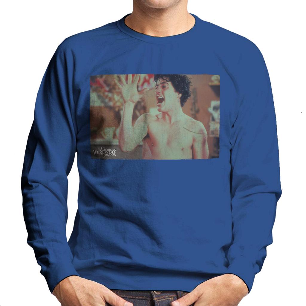 An American Werewolf In London Davids Hand Transforming Men's Sweatshirt-ALL + EVERY