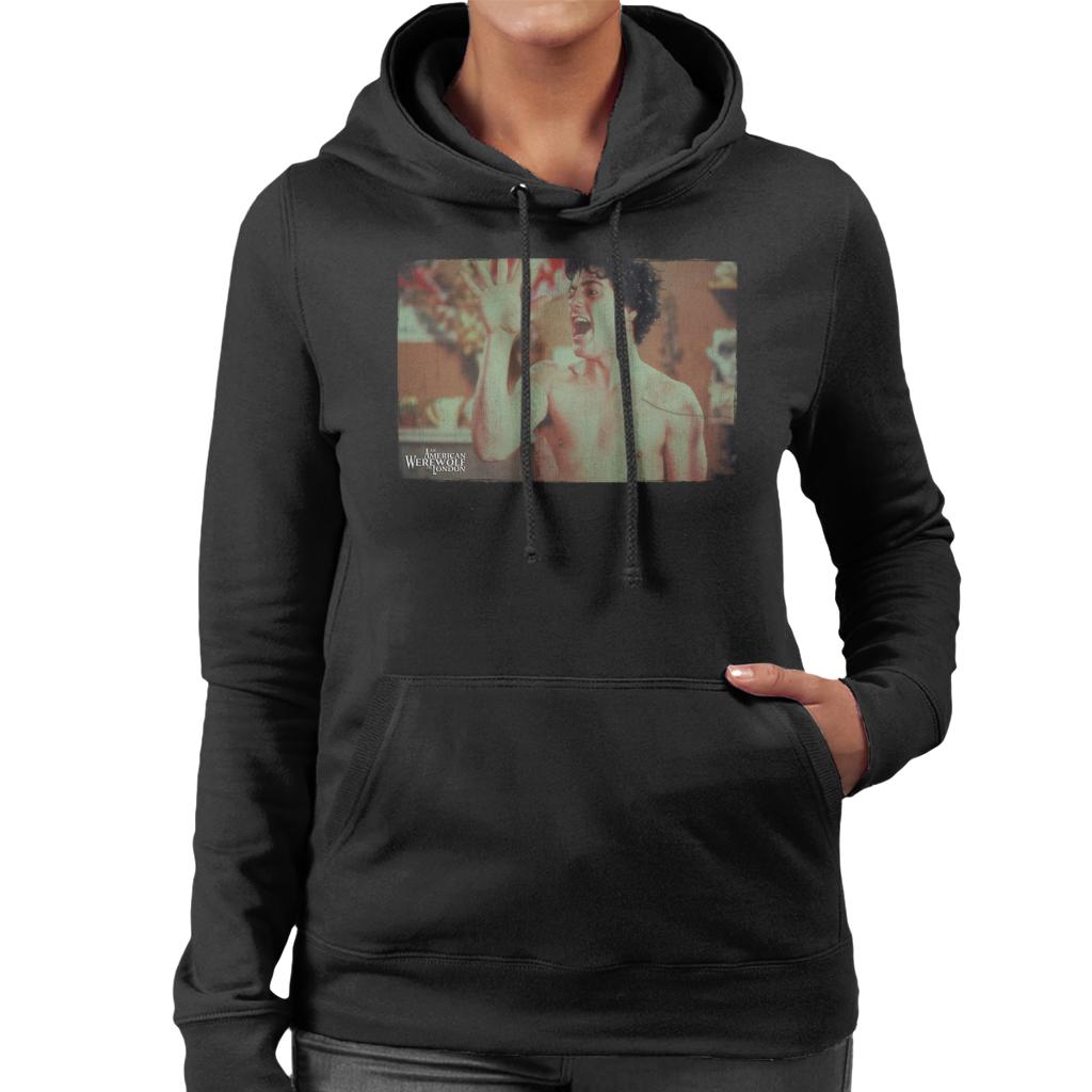 An American Werewolf In London Davids Hand Transforming Women's Hooded Sweatshirt-ALL + EVERY