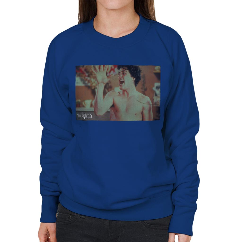 An American Werewolf In London Davids Hand Transforming Women's Sweatshirt-ALL + EVERY