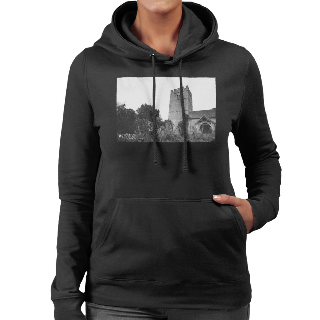 An American Werewolf In London Deserted Location Women's Hooded Sweatshirt-ALL + EVERY