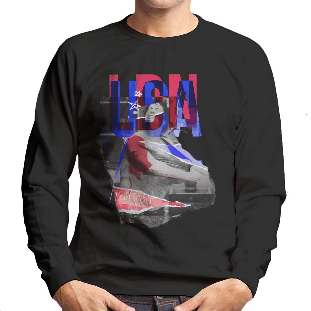 An American Werewolf In London USA Theme Men's Sweatshirt-ALL + EVERY