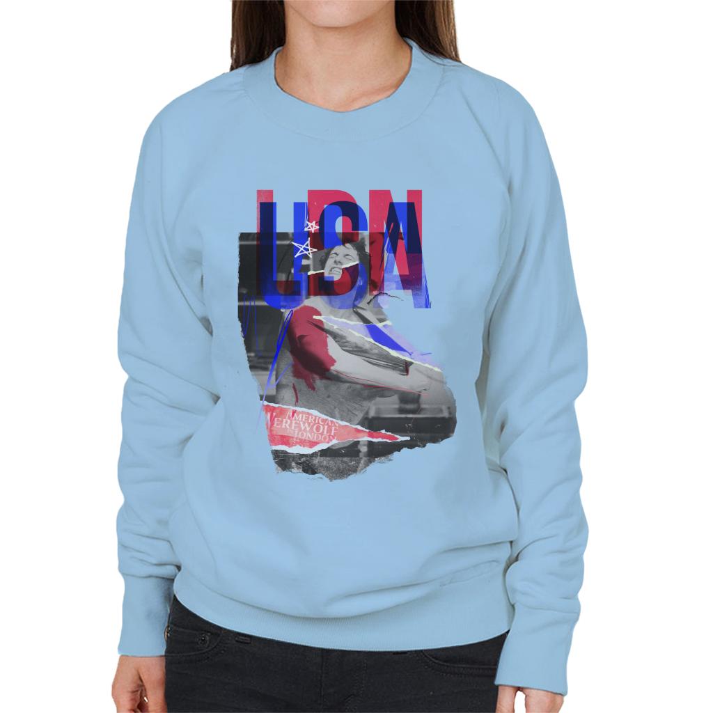 An American Werewolf In London USA Theme Women's Sweatshirt-ALL + EVERY