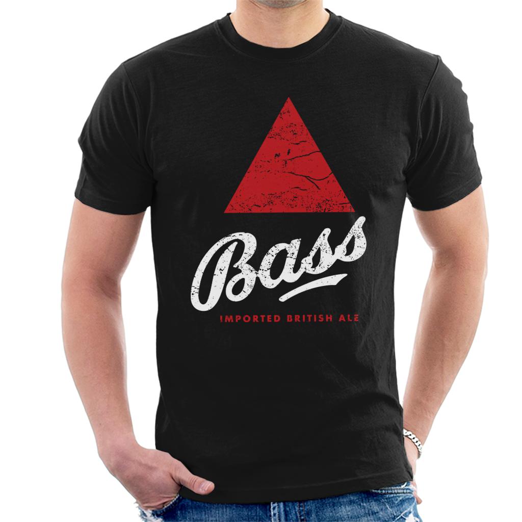 Bass Red Triangle Classic Logo Men's T-Shirt-ALL + EVERY