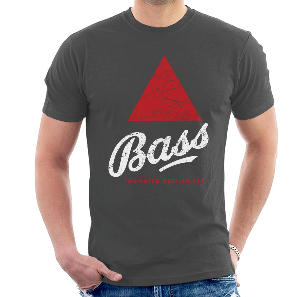 Bass Red Triangle Classic Logo Men's T-Shirt-ALL + EVERY