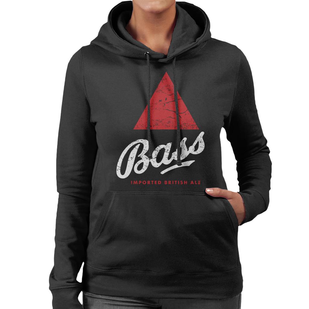 Bass Red Triangle Classic Logo Women's Hooded Sweatshirt-ALL + EVERY