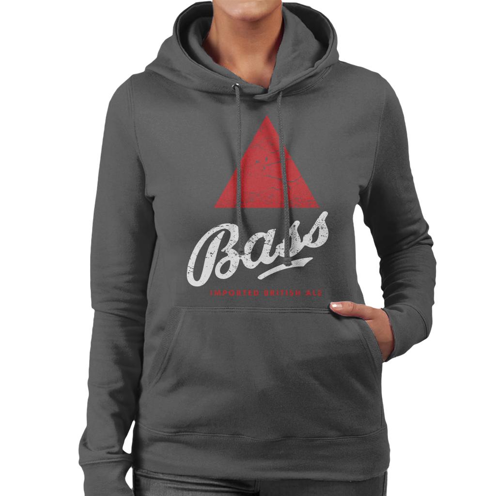 Bass Red Triangle Classic Logo Women's Hooded Sweatshirt-ALL + EVERY