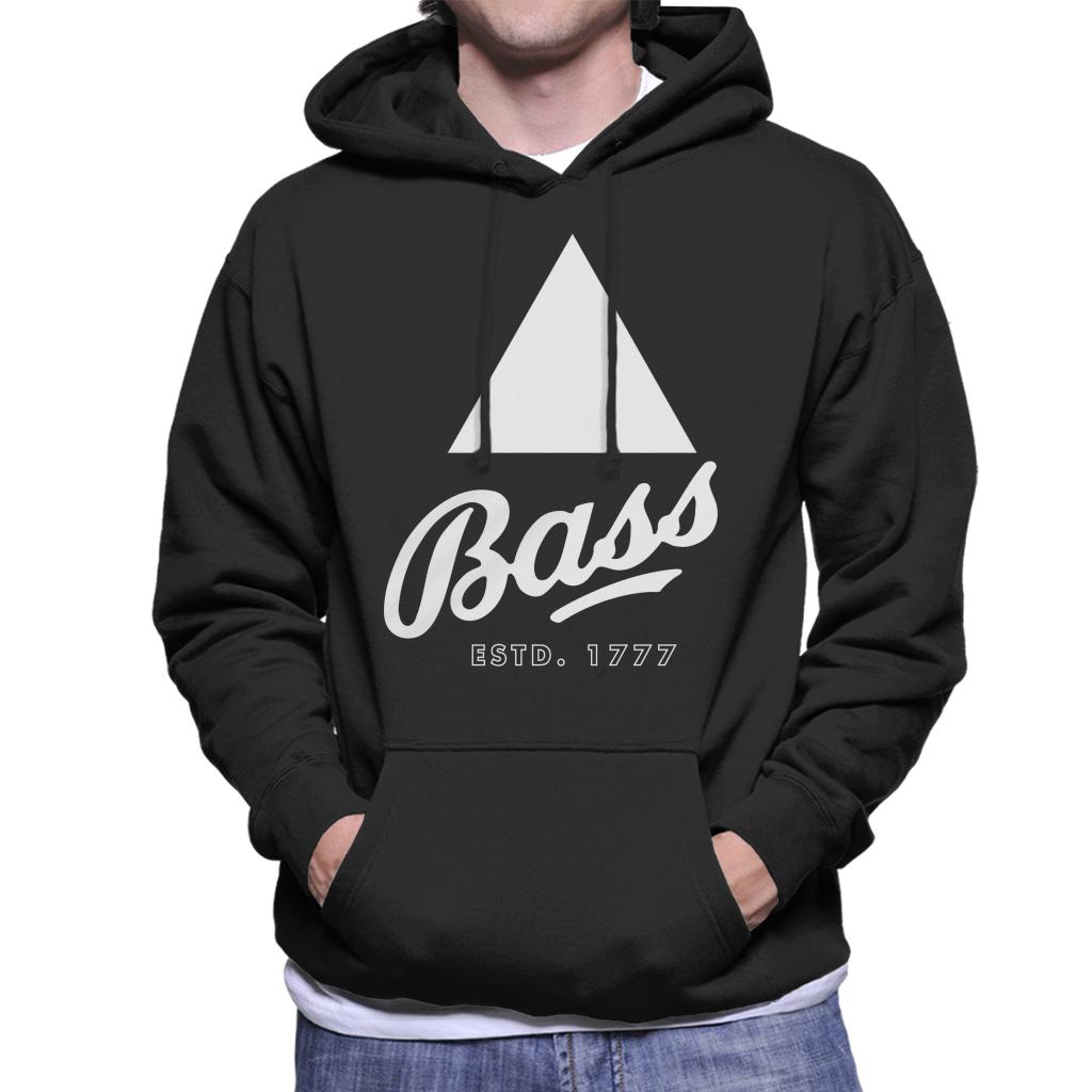 Bass Estd 1777 Black Triangle Men's Hooded Sweatshirt-ALL + EVERY