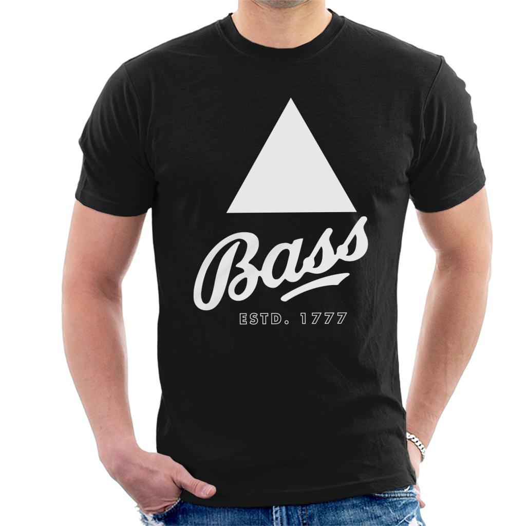 Bass Estd 1777 Black Triangle Men's T-Shirt-ALL + EVERY