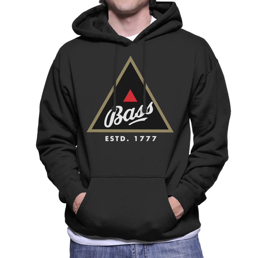 Bass Black Triangle Men's Hooded Sweatshirt-ALL + EVERY