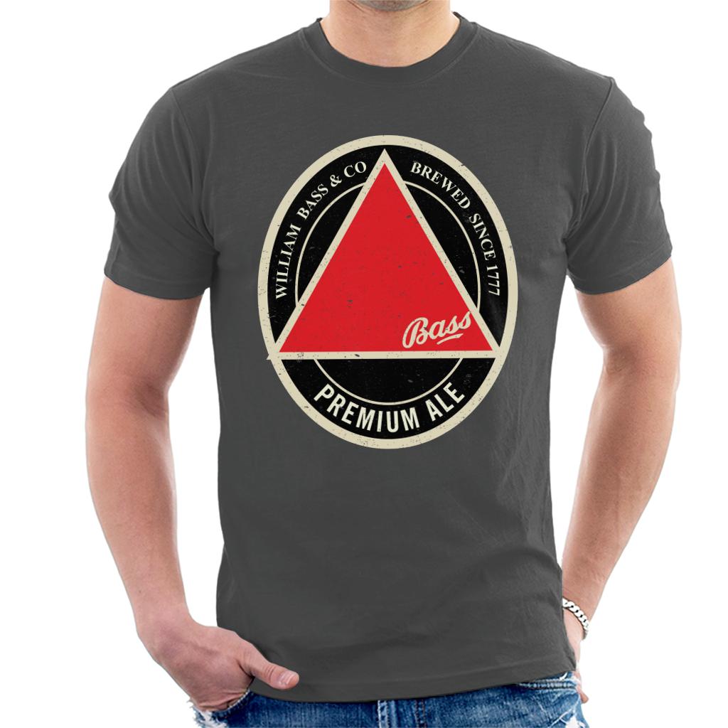 Bass Red Triangle Label Men's T-Shirt-ALL + EVERY