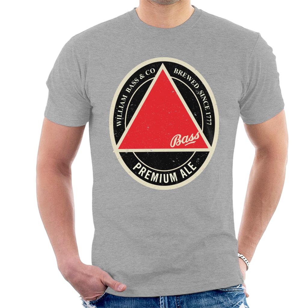 Bass Red Triangle Label Men's T-Shirt-ALL + EVERY