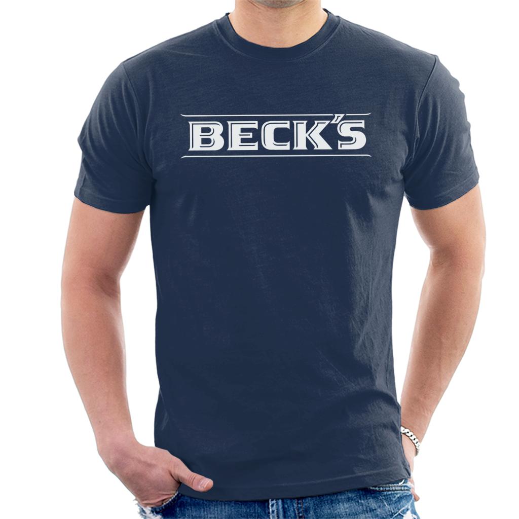 Beck's Logo Men's T-Shirt-ALL + EVERY