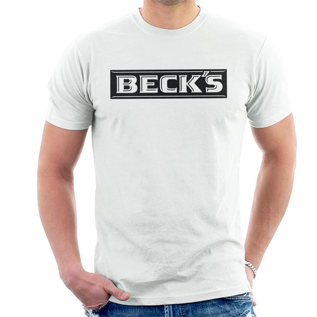 Beck's Classic Logo Men's T-Shirt-ALL + EVERY