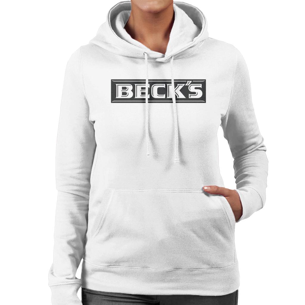 Beck's Classic Logo Women's Hooded Sweatshirt-ALL + EVERY