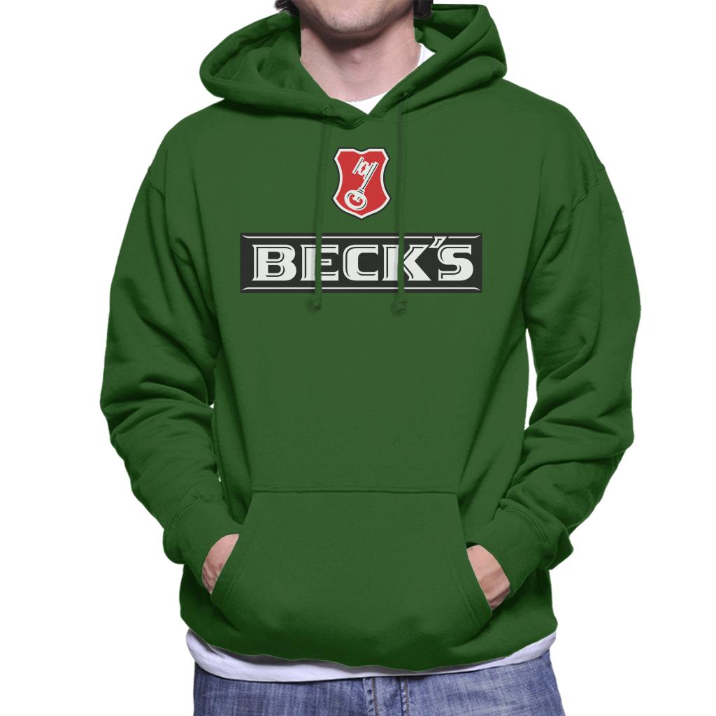 Beck's Logo With Key Symbol Men's Hooded Sweatshirt-ALL + EVERY