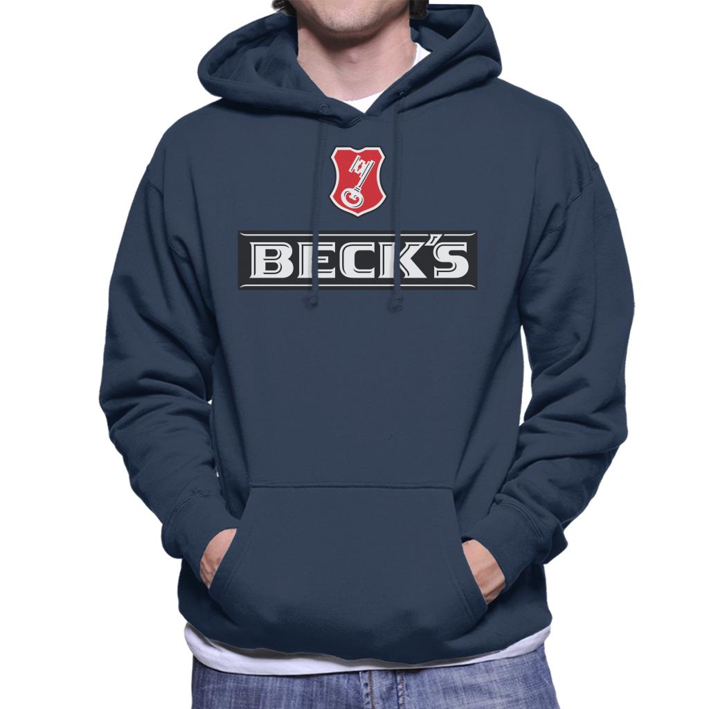 Beck's Logo With Key Symbol Men's Hooded Sweatshirt-ALL + EVERY