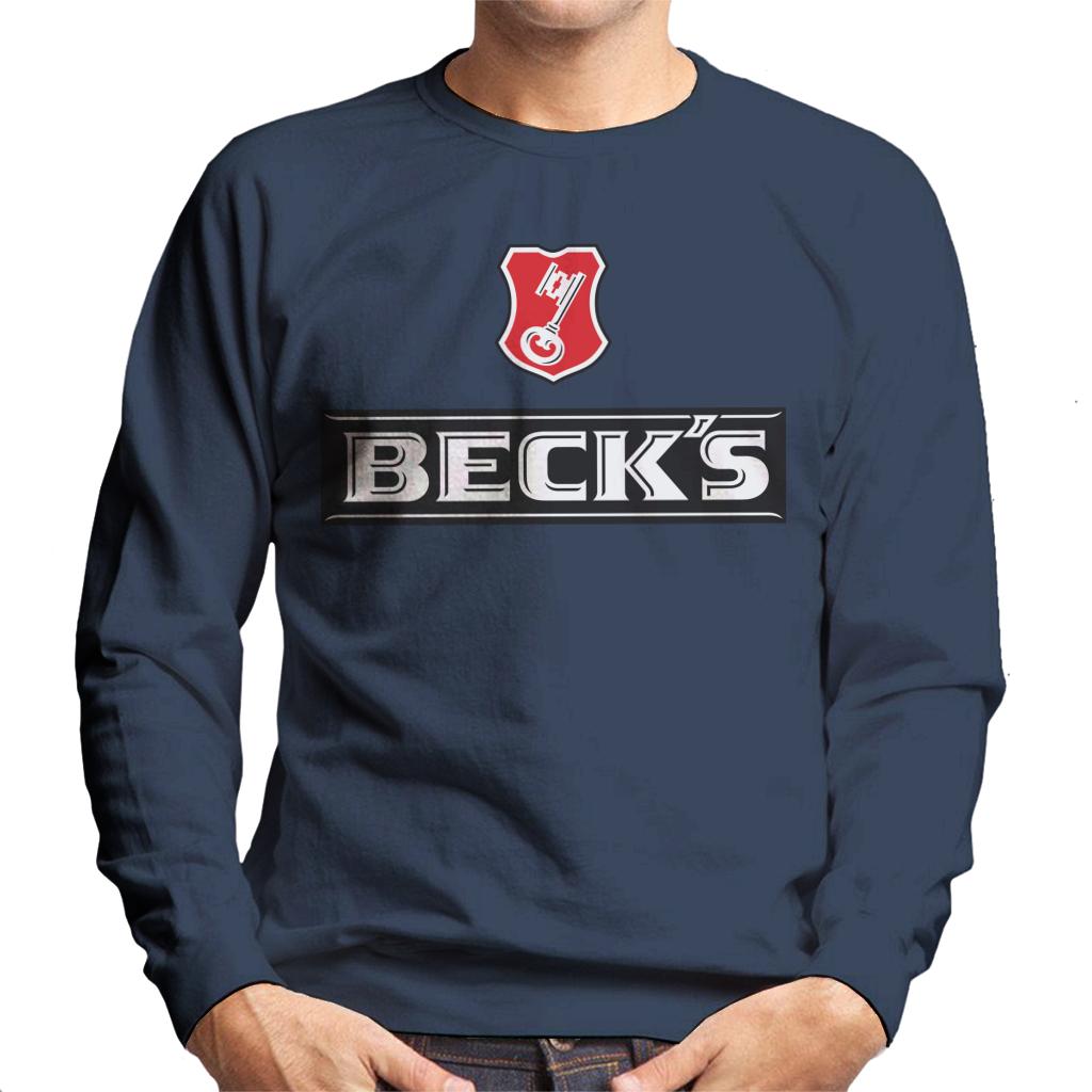 Beck's Logo With Key Symbol Men's Sweatshirt-ALL + EVERY