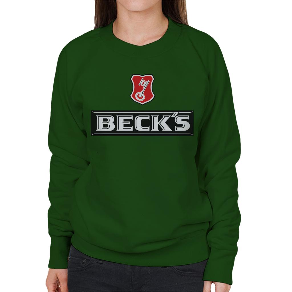 Beck's Logo With Key Symbol Women's Sweatshirt-ALL + EVERY