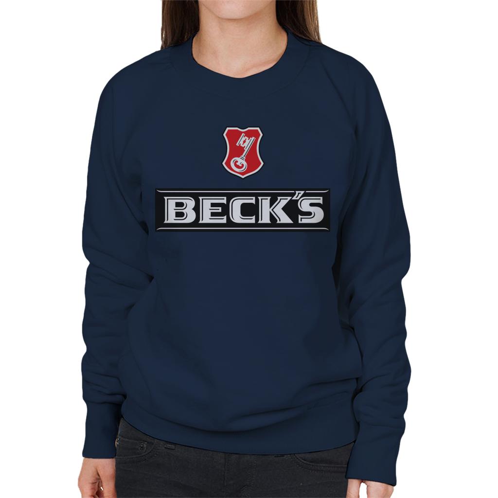 Beck's Logo With Key Symbol Women's Sweatshirt-ALL + EVERY