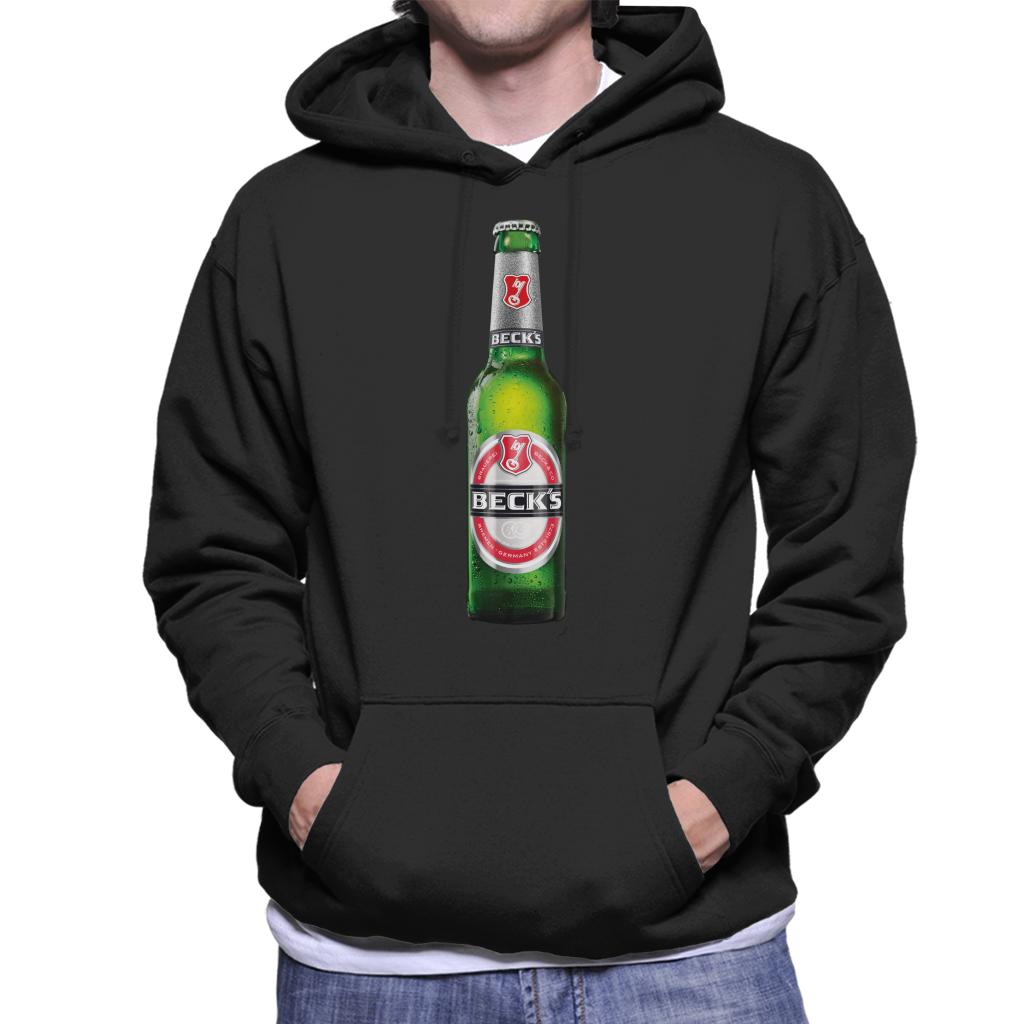 Beck's Bottle Men's Hooded Sweatshirt-ALL + EVERY