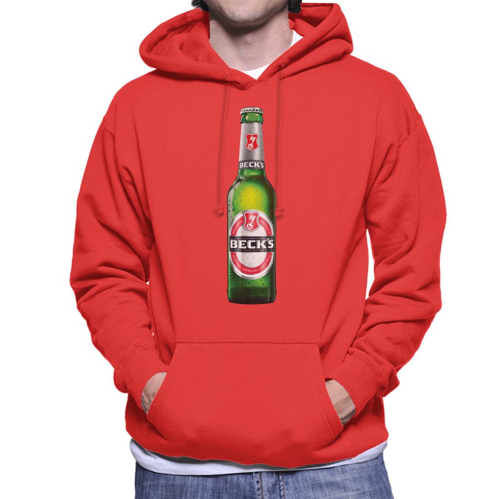 Beck's Bottle Men's Hooded Sweatshirt-ALL + EVERY