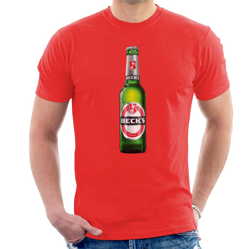 Beck's Bottle Men's T-Shirt-ALL + EVERY