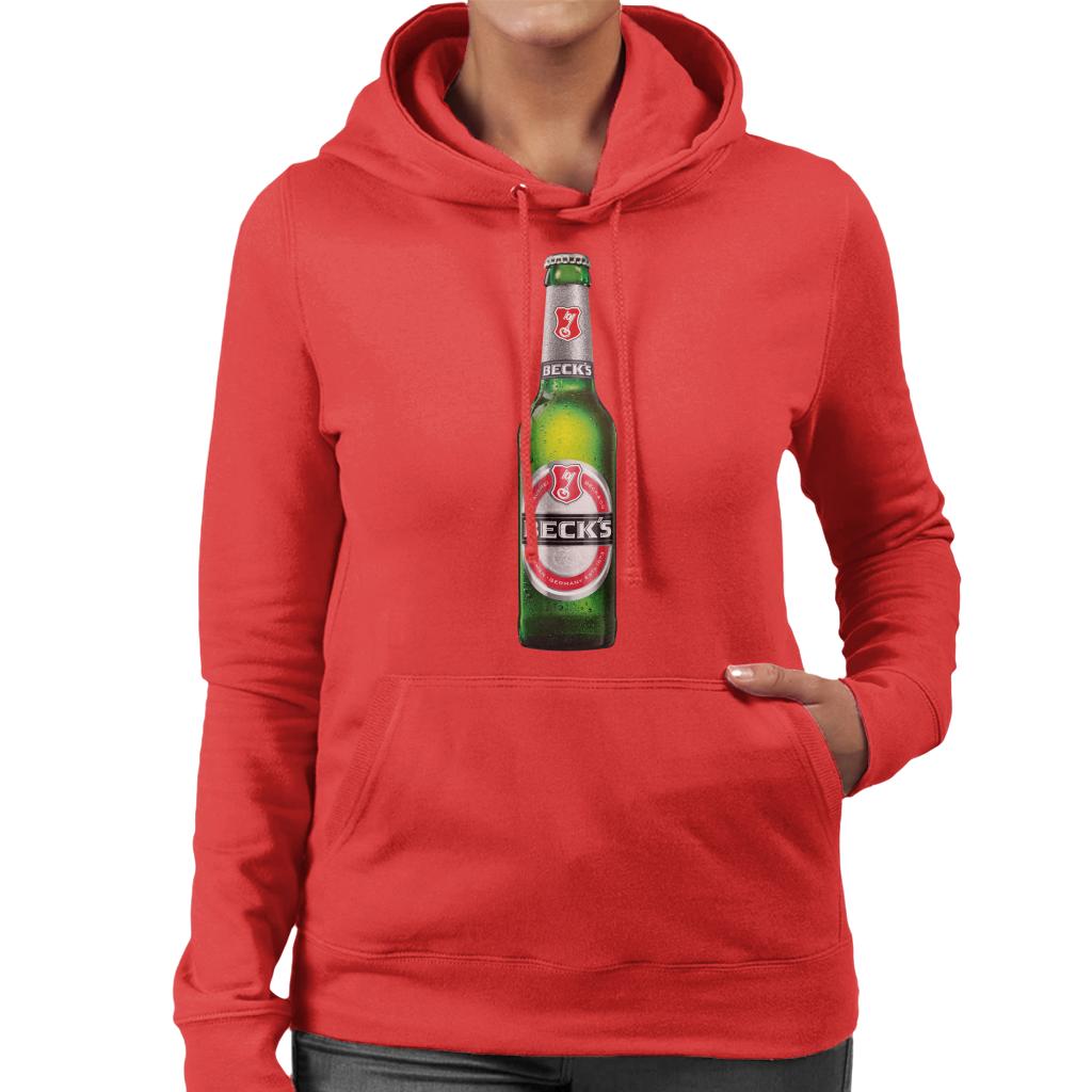 Beck's Bottle Women's Hooded Sweatshirt-ALL + EVERY