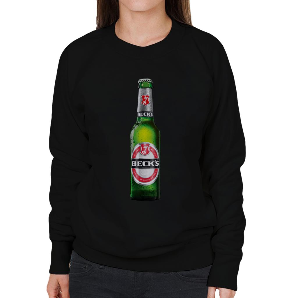 Beck's Bottle Women's Sweatshirt-ALL + EVERY