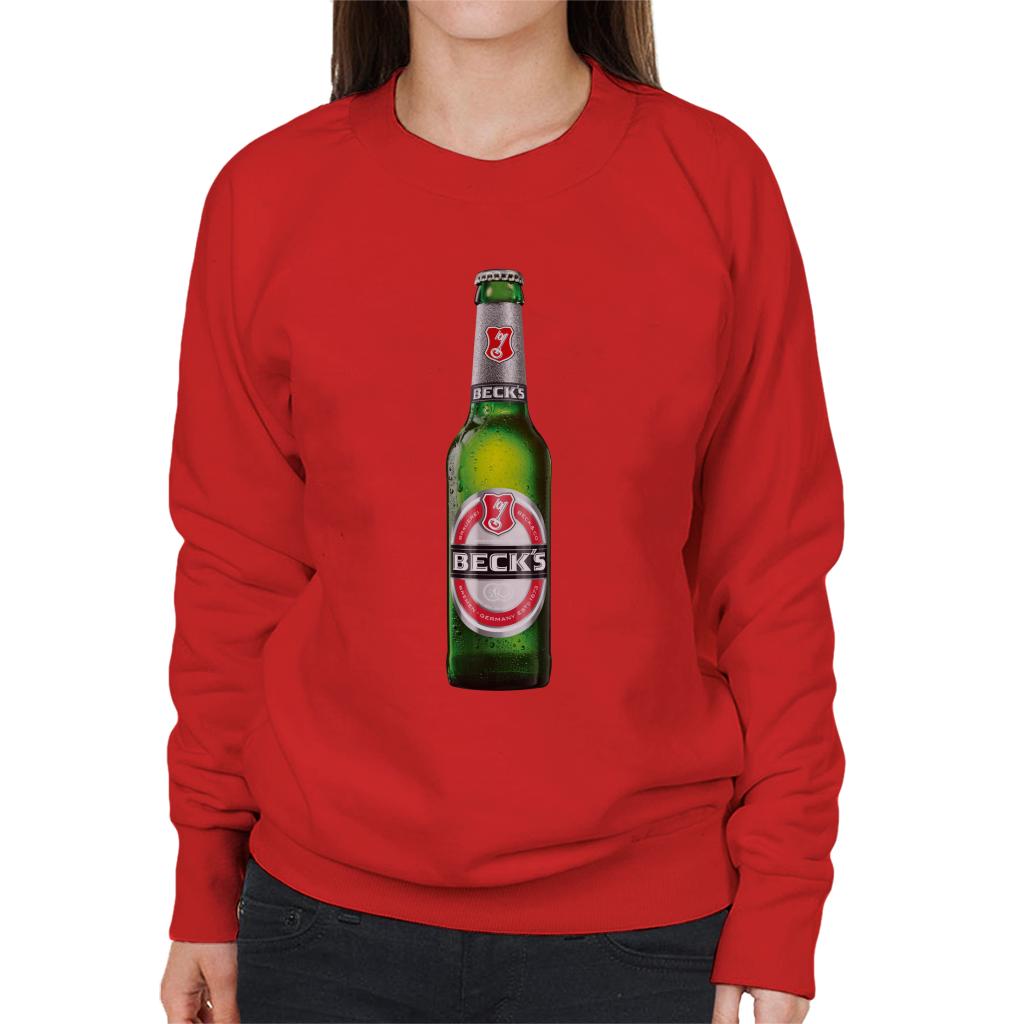 Beck's Bottle Women's Sweatshirt-ALL + EVERY