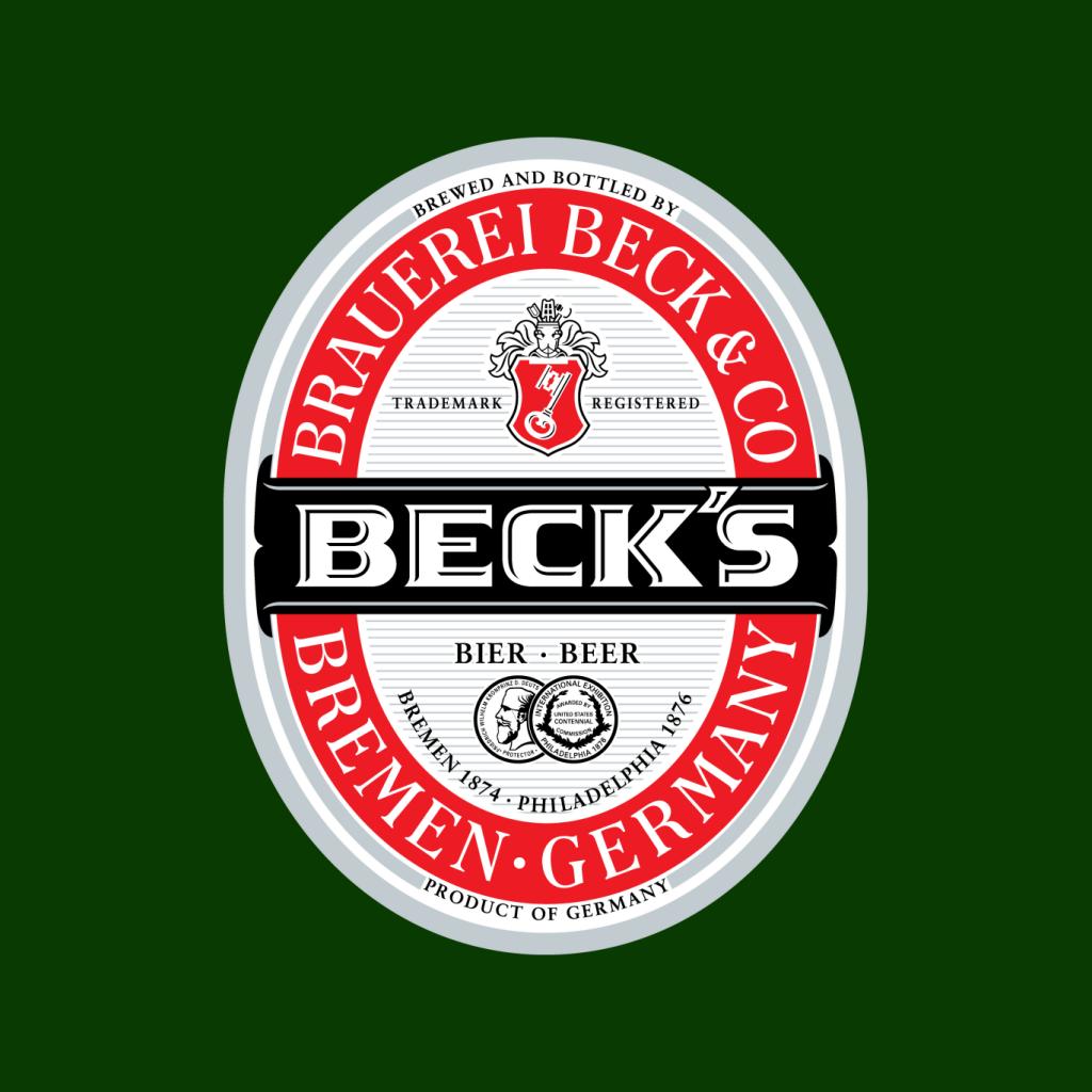 Beck's Beer Classic Label Women's Sweatshirt-ALL + EVERY