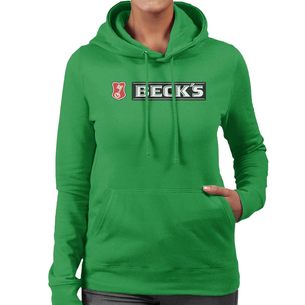 Beck's Key Logo Women's Hooded Sweatshirt-ALL + EVERY