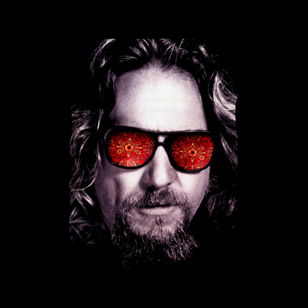The Big Lebowski The Dude Face Carpet Shades Women's Hooded Sweatshirt-ALL + EVERY