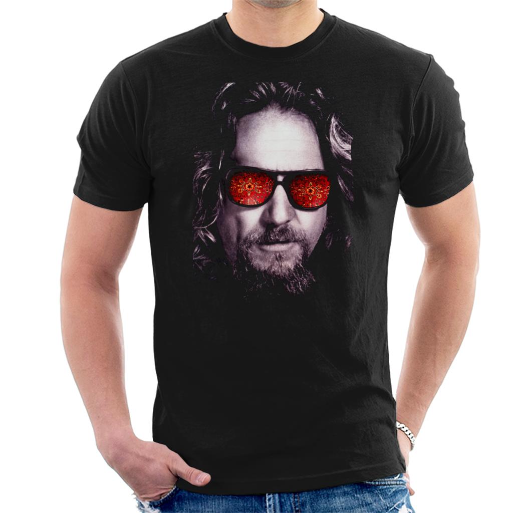 The Big Lebowski The Dude Face Carpet Shades Men's T-Shirt-ALL + EVERY