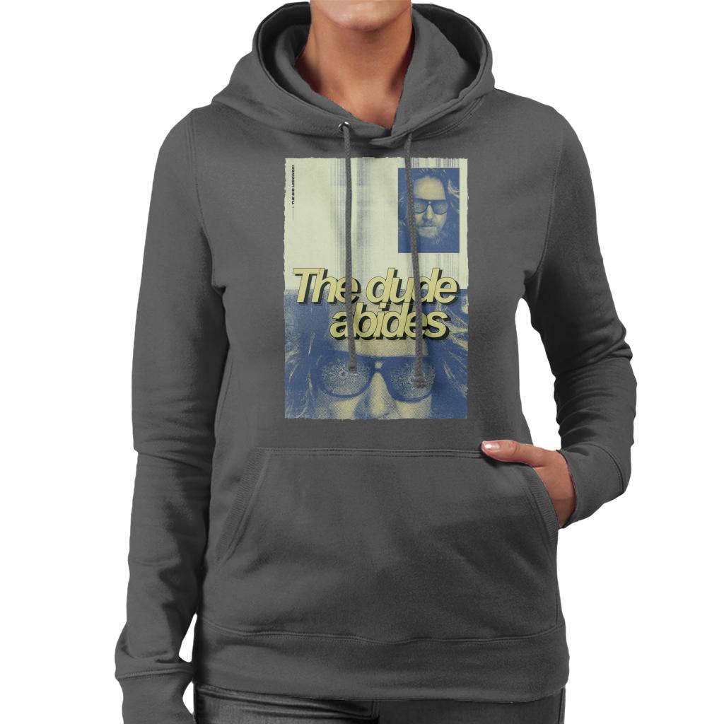 The Big Lebowski The Dude Abides Poster Women's Hooded Sweatshirt-ALL + EVERY