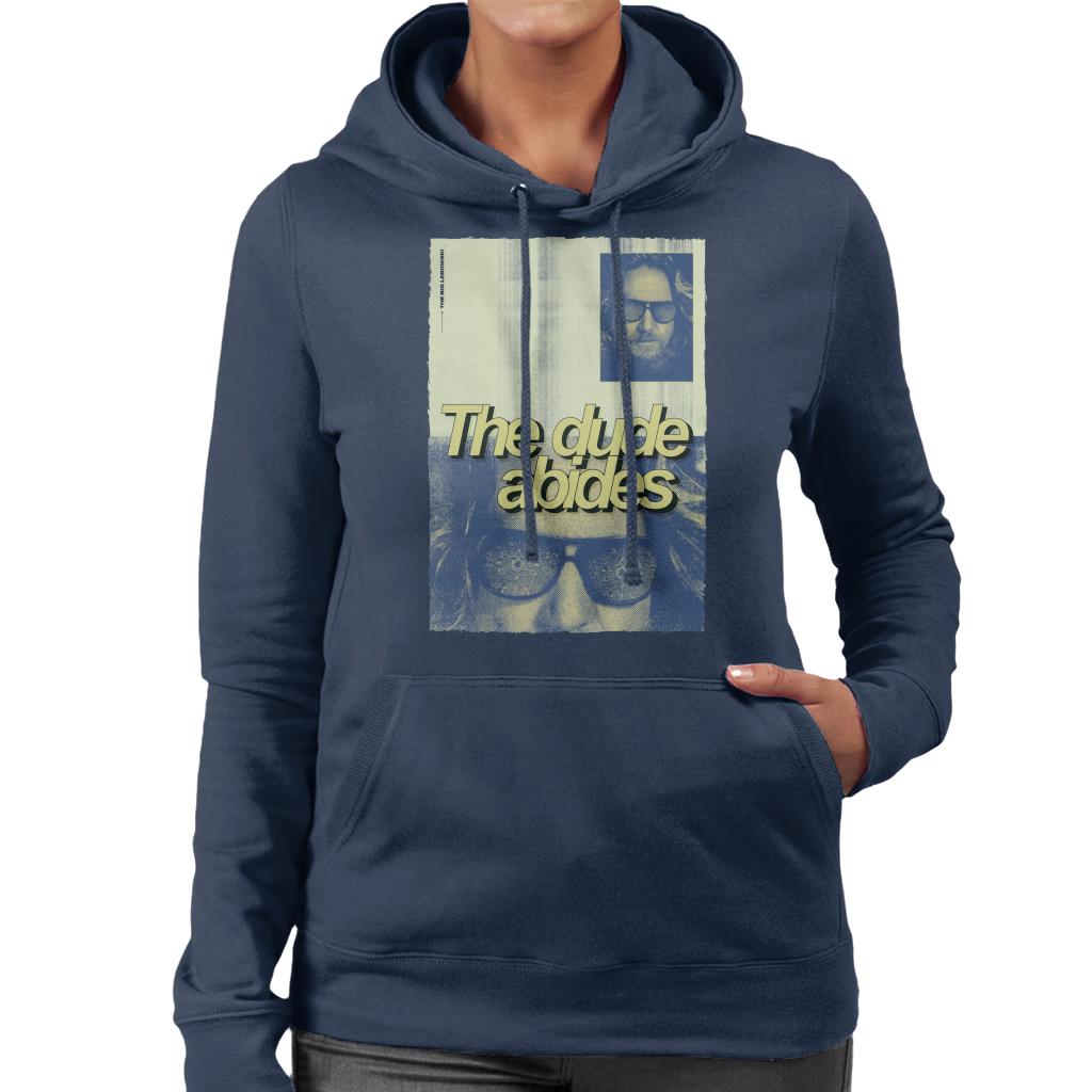 The Big Lebowski The Dude Abides Poster Women's Hooded Sweatshirt-ALL + EVERY