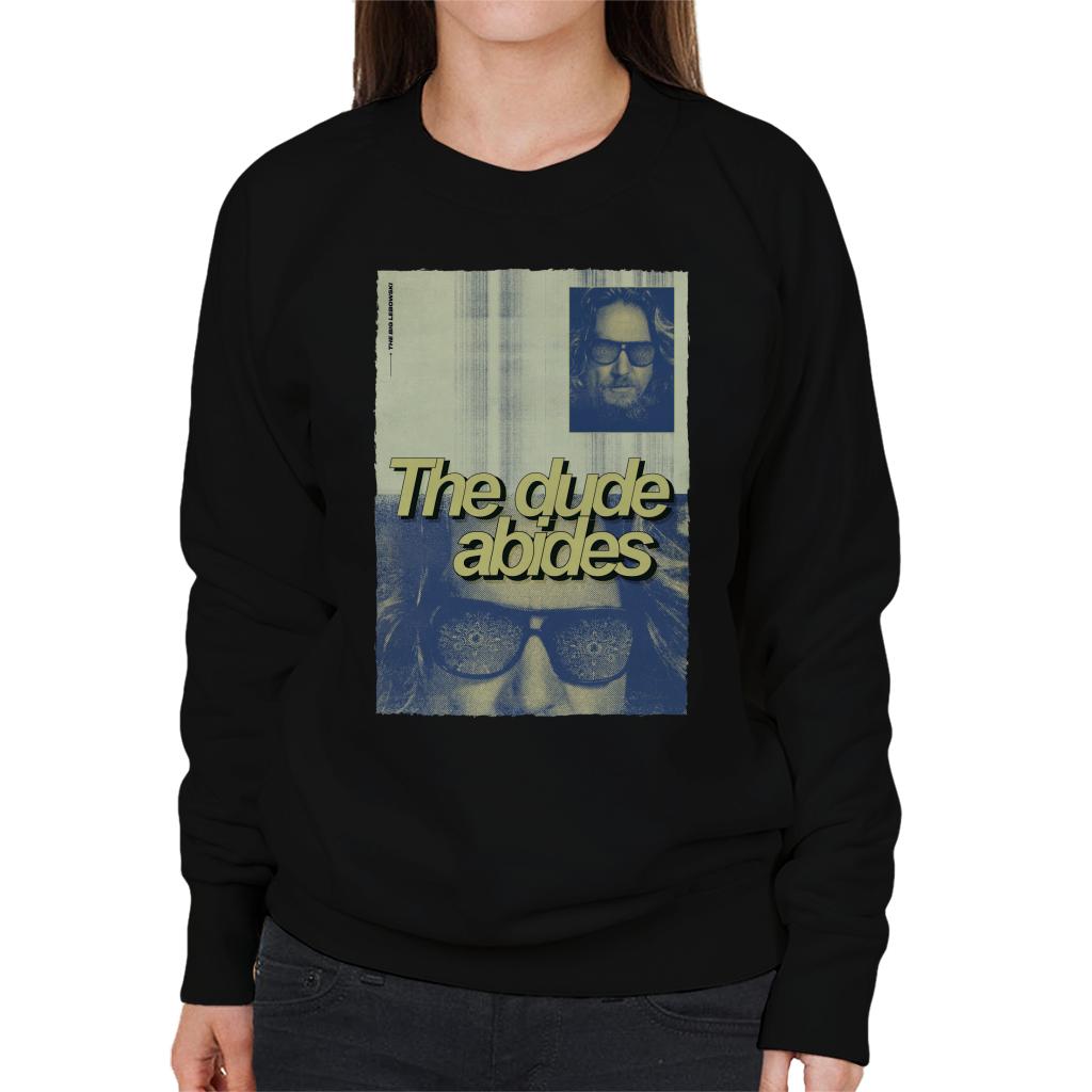 The Big Lebowski The Dude Abides Poster Women's Sweatshirt-ALL + EVERY