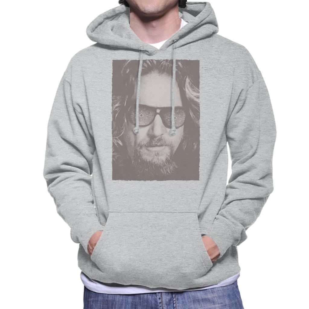 The Big Lebowski The Dude Face Carpet Shades Nostalgia Men's Hooded Sweatshirt-ALL + EVERY