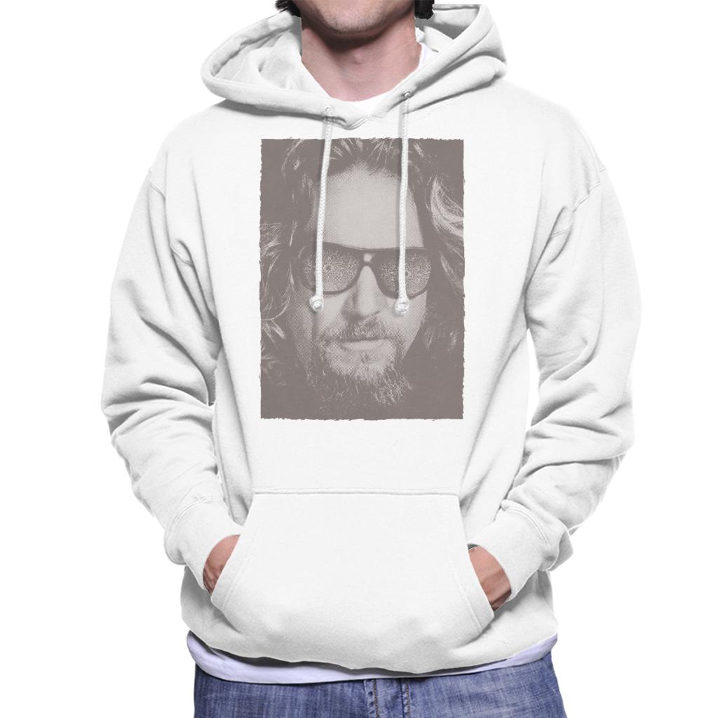 The Big Lebowski The Dude Face Carpet Shades Nostalgia Men's Hooded Sweatshirt-ALL + EVERY